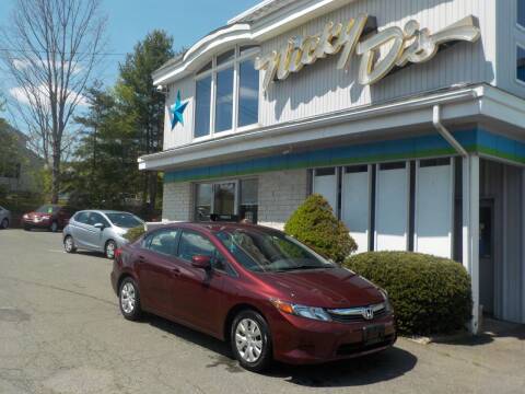 2012 Honda Civic for sale at Nicky D's in Easthampton MA