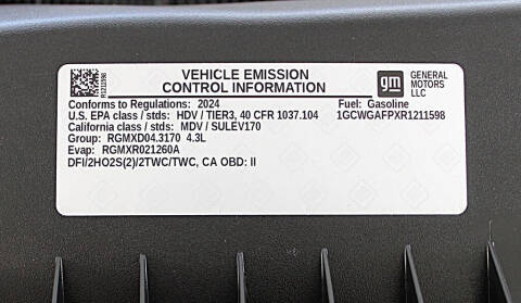 2024 Chevrolet Express 2500