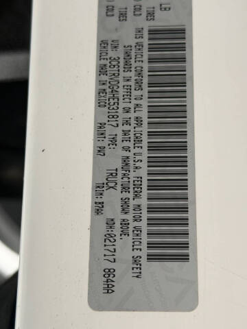 2017 RAM ProMaster 2500 159 WB