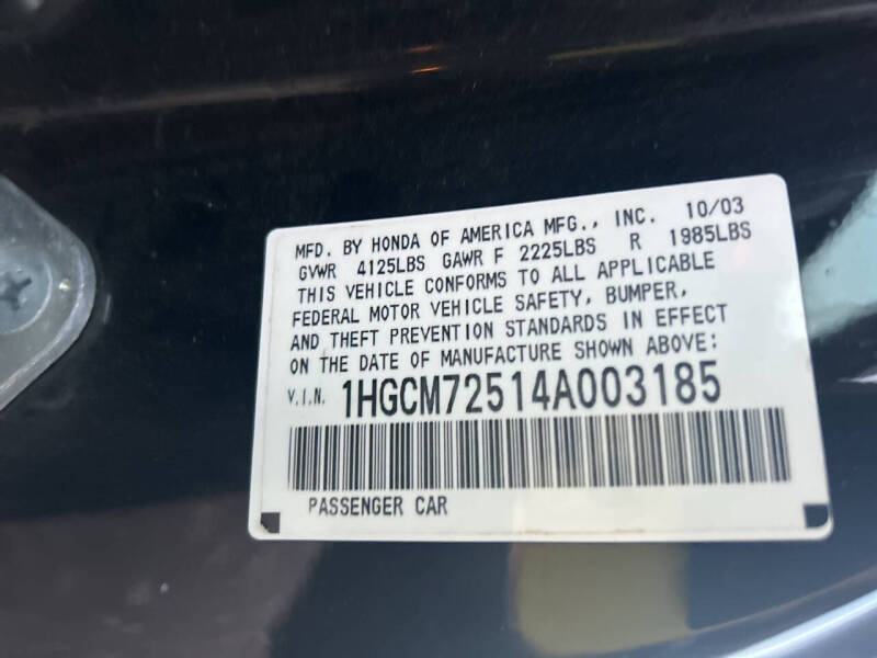 2004 Honda Accord EX