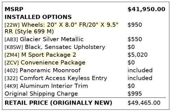 2020 BMW X3 sDrive30i