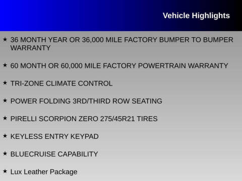 2025 Ford Explorer Platinum