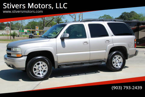 2004 Chevrolet Tahoe for sale at Stivers Motors, LLC in Nash TX
