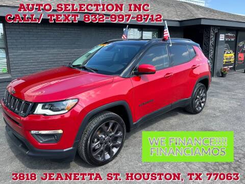2019 Jeep Compass for sale at Auto Selection Inc. in Houston TX