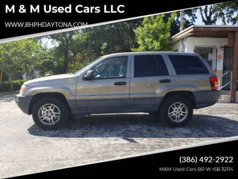 2004 Jeep Grand Cherokee for sale at M & M Used Cars LLC in Daytona Beach FL