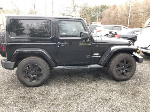 2012 Jeep Wrangler for sale at Perrys Auto Sales & SVC in Northbridge MA