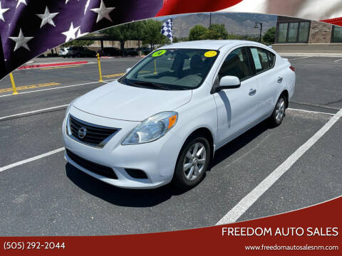 2014 Nissan Versa for sale at Freedom Auto Sales in Albuquerque NM