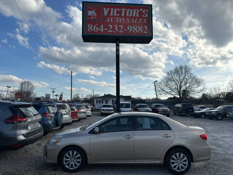 2012 Toyota Corolla for sale at Victor's Auto Sales in Greenville SC