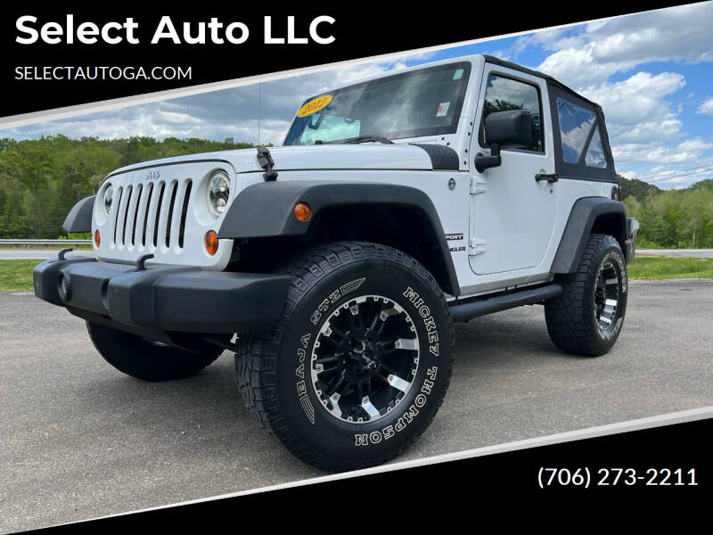 2012 Jeep Wrangler for sale at Select Auto LLC in Ellijay GA