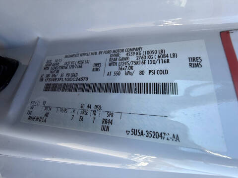 2016 Ford E-Series E-350 SD