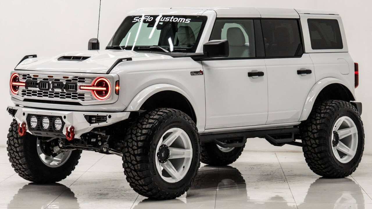 2025 Ford Bronco White 2.3L I4 Turbocharger - Soflo Customs
