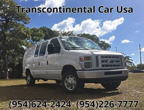 2008 Ford E-Series Cargo for sale at Transcontinental Car in Fort Lauderdale FL