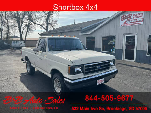 1990 Ford F-150 for sale at B & B Auto Sales in Brookings SD