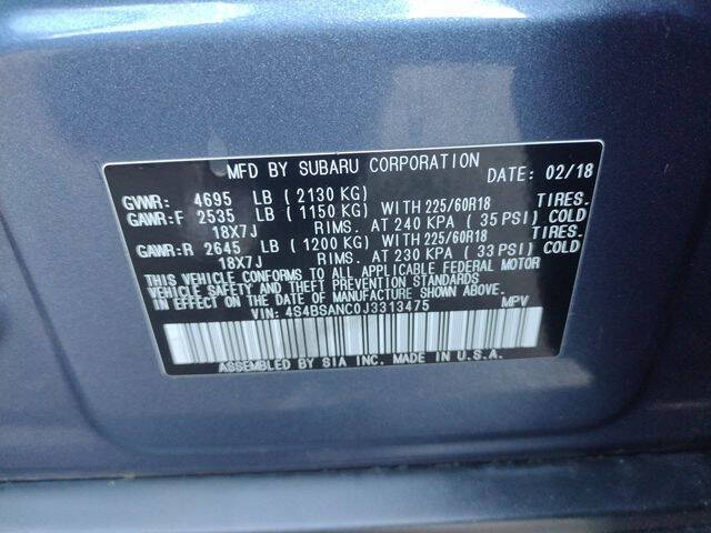 2018 Subaru Outback 2.5i Limited