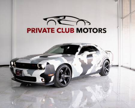 2016 Dodge Challenger for sale at Private Club Motors in Houston TX