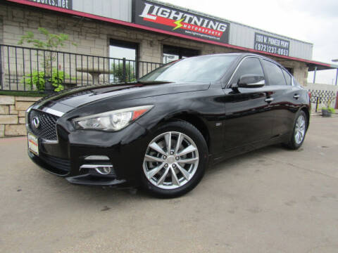 2016 Infiniti Q50 for sale at Lightning Motorsports in Grand Prairie TX