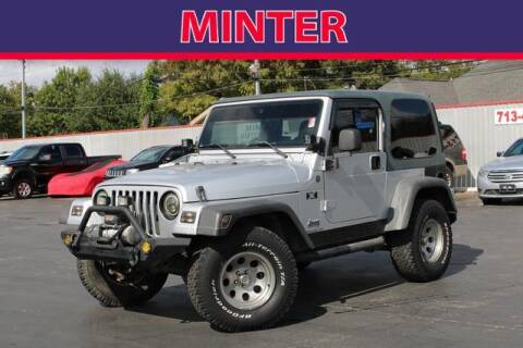 2004 Jeep Wrangler for sale at Minter Auto Sales in South Houston TX