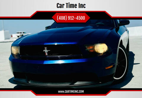 2012 Ford Mustang for sale at Car Time Inc in San Jose CA