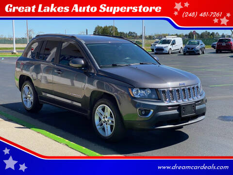 2015 Jeep Compass for sale at Great Lakes Auto Superstore in Waterford Township MI