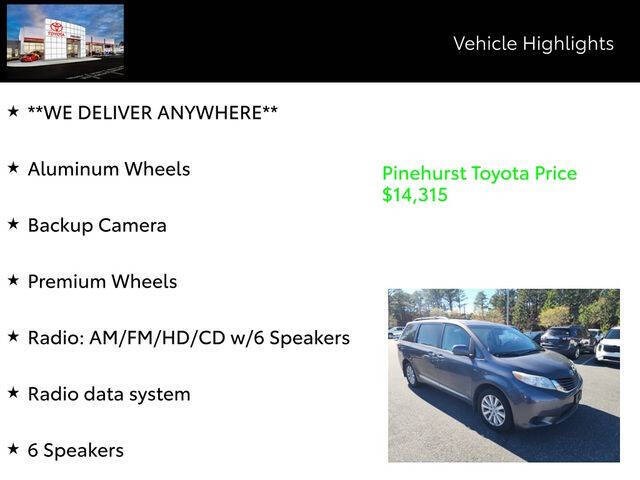 2017 Toyota Sienna LE 7-Passenger