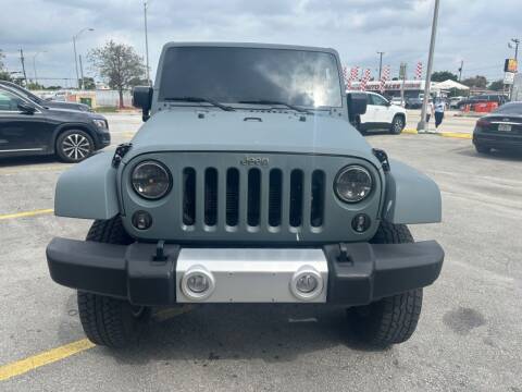 2015 Jeep Wrangler Unlimited for sale at Molina Auto Sales in Hialeah FL