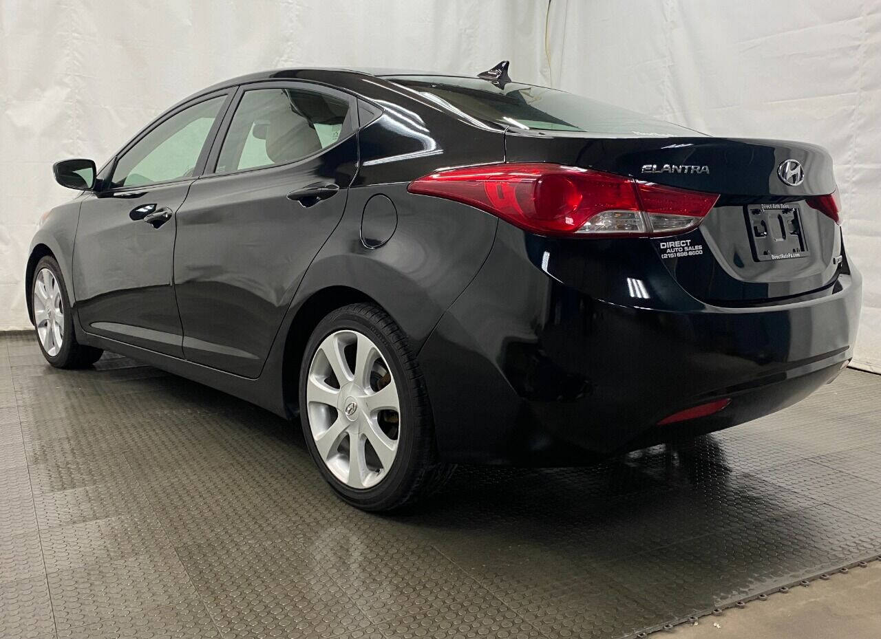 2012 Hyundai Elantra Limited 4dr Sedan - Black exterior view 6