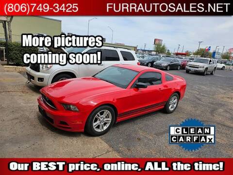 2013 Ford Mustang for sale at FURR AUTO SALES in Lubbock TX