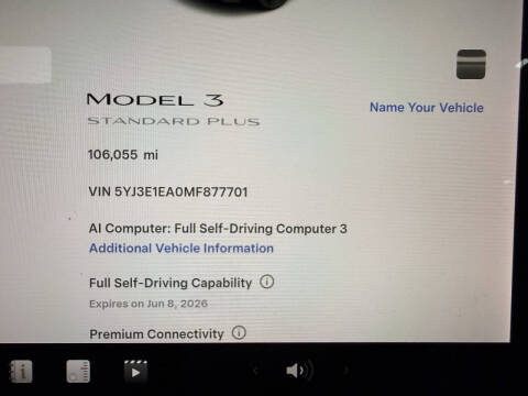 2021 Tesla Model 3 Standard Range Plus