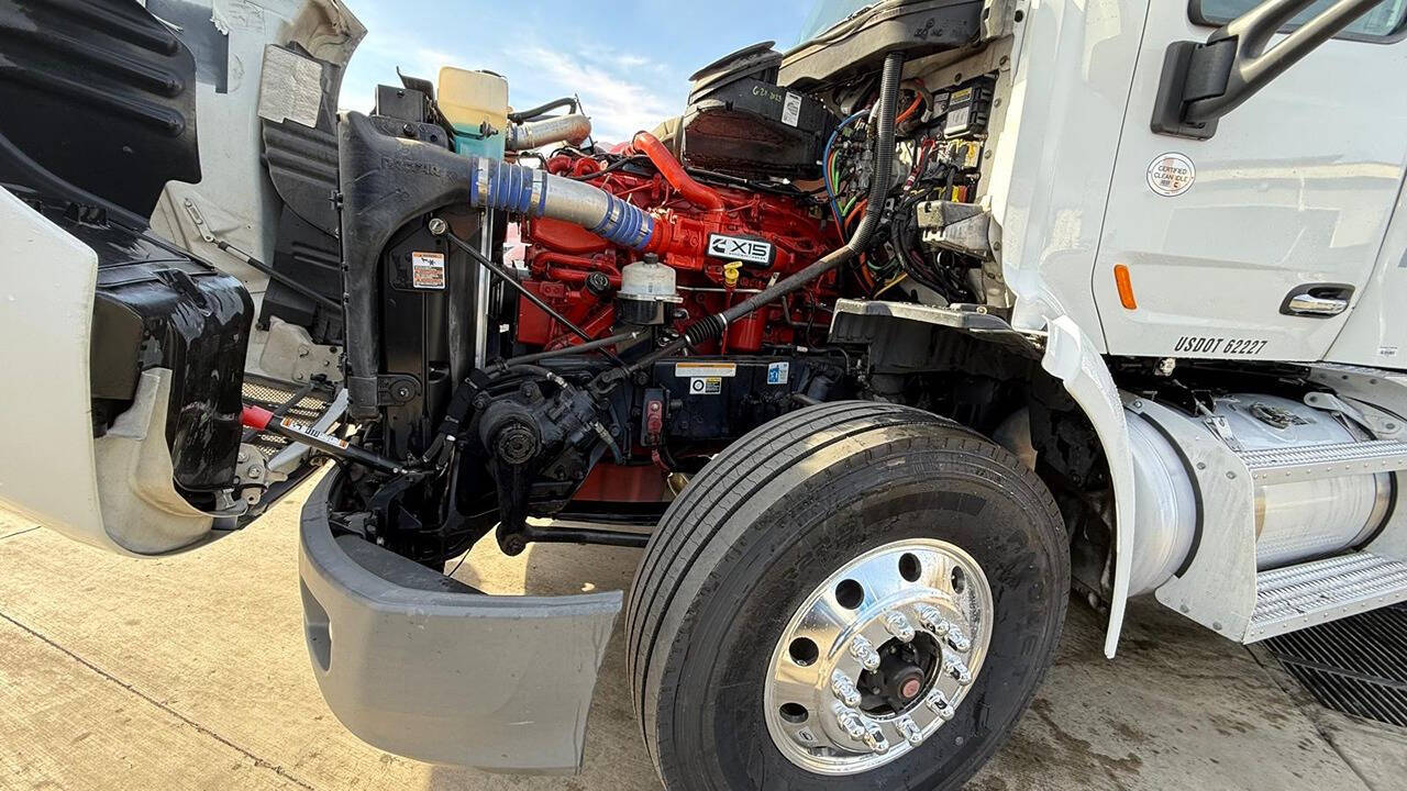 2018 PETERBILT 579 SUPER 10 DUMP TRUCK 18' NEW BODY for sale at KING TRUCK TRAILER SALES in Bakersfield, CA