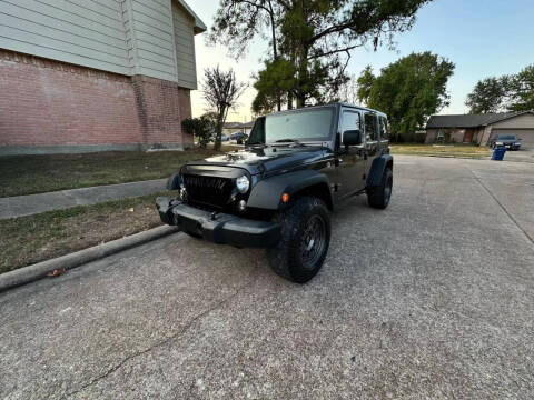 2017 Jeep Wrangler Unlimited for sale at Demetry Automotive in Houston TX