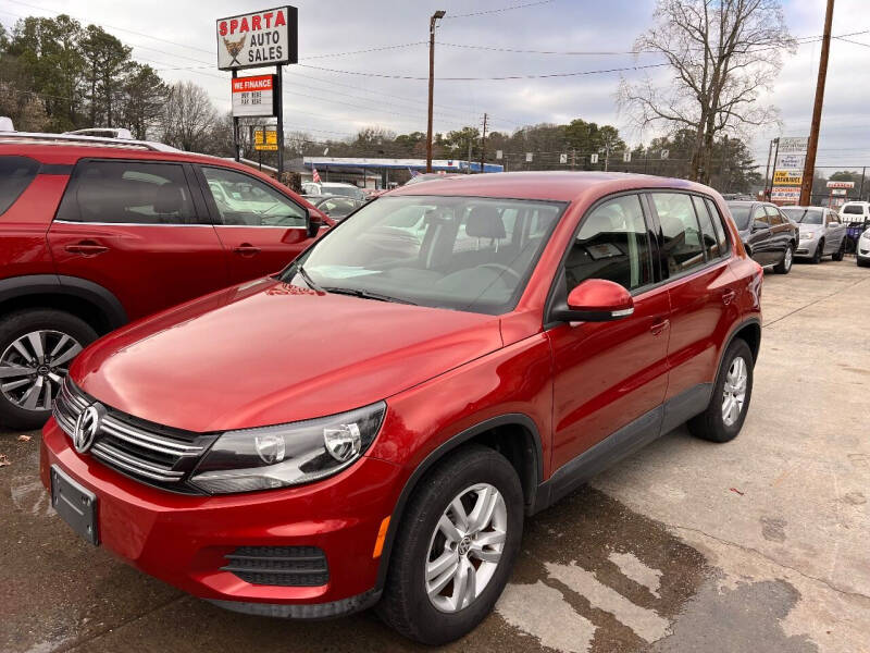 2013 Volkswagen Tiguan for sale at Sparta Auto Sales in Jonesboro GA