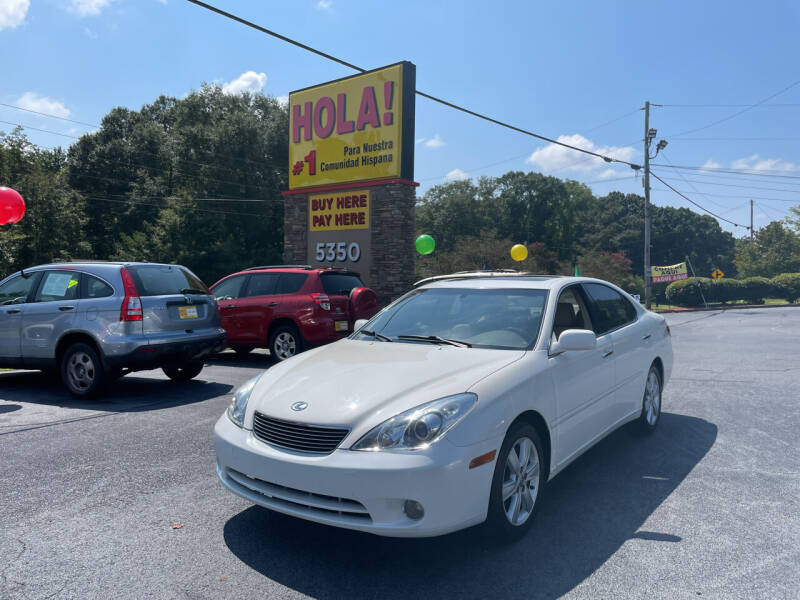 2005 Lexus ES 330 for sale at NO FULL COVERAGE AUTO SALES LLC in Austell GA