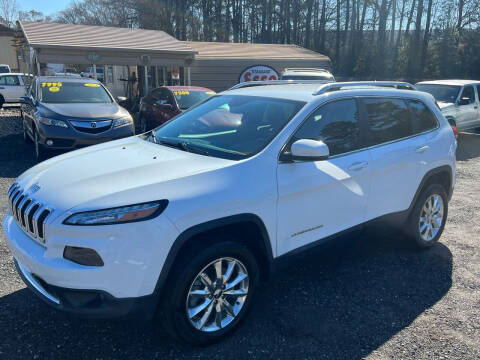 2014 Jeep Cherokee for sale at TRIPLE C AUTOMOTIVE in Anderson SC