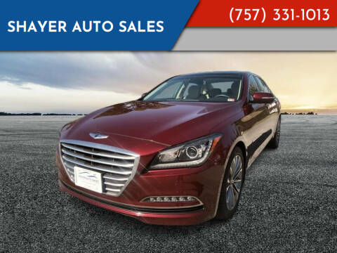 2016 Hyundai Genesis for sale at Shayer Auto Sales in Cape Charles VA