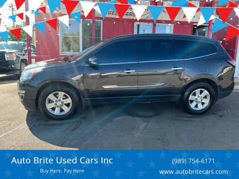 2013 Chevrolet Traverse for sale at Auto Brite Used Cars Inc in Saginaw MI