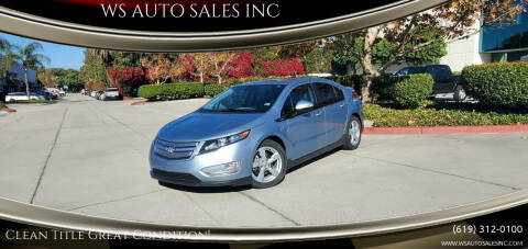 2013 Chevrolet Volt for sale at WS AUTO SALES INC in El Cajon CA