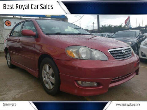 2006 Toyota Corolla for sale at Best Royal Car Sales in Dallas TX
