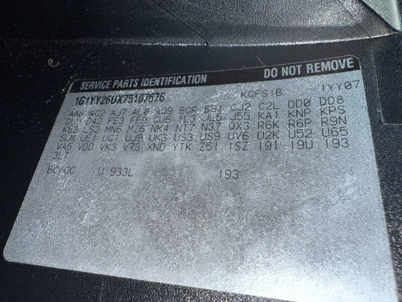 2007 Chevrolet Corvette