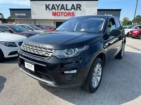 2017 Land Rover Discovery Sport for sale at KAYALAR MOTORS in Houston TX