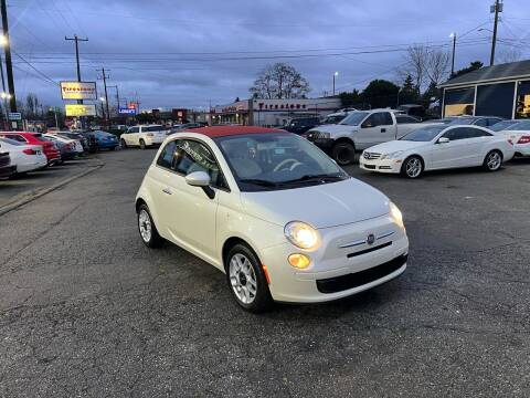2012 FIAT 500c for sale at First Union Auto in Seattle WA