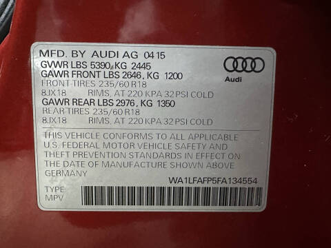 2015 Audi Q5 2.0T quattro Premium Plus