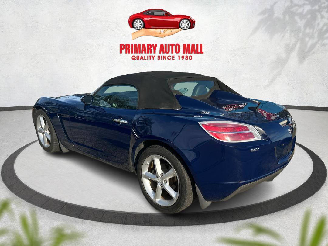 2009 Saturn SKY for sale at Primary Auto Mall in Fort Myers, FL