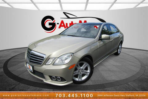 2010 Mercedes-Benz E-Class for sale at Guarantee Automaxx in Stafford VA