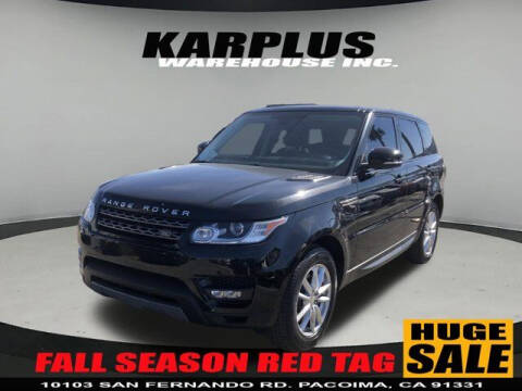 2015 Land Rover Range Rover Sport for sale at Karplus Warehouse in Pacoima CA