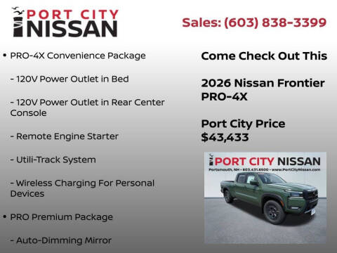 2026 Nissan Frontier PRO-4X