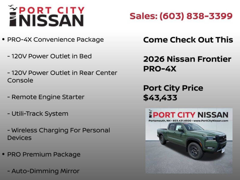 2026 Nissan Frontier PRO-4X
