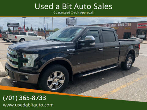 2015 Ford F-150 for sale at Used a Bit Auto Sales in Fargo ND