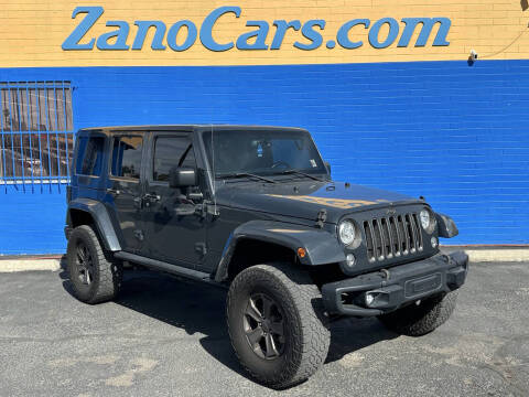 2018 Jeep Wrangler JK Unlimited for sale at Zano Cars in Tucson AZ
