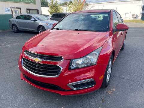 2015 Chevrolet Cruze for sale at Brill's Auto Sales in Westfield MA