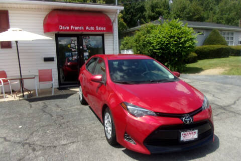 2018 Toyota Corolla for sale at Dave Franek Automotive in Wantage NJ